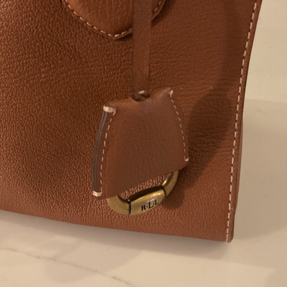 Large Brown Classic LRL Tote Bag - Picture 3 of 13